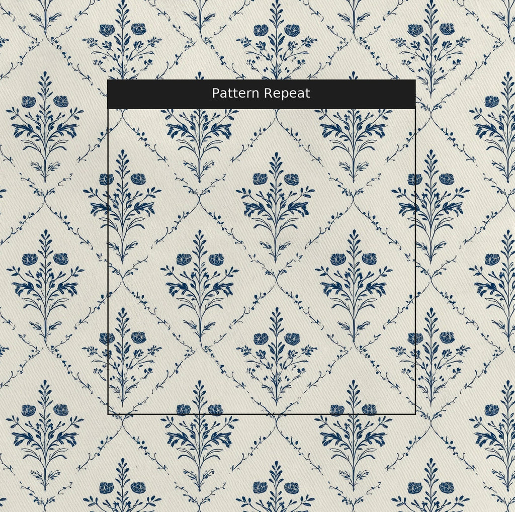 Benjamin Cream Floral - Fabric