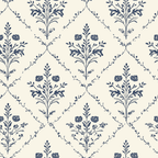 Benjamin Cream Floral Wallpaper