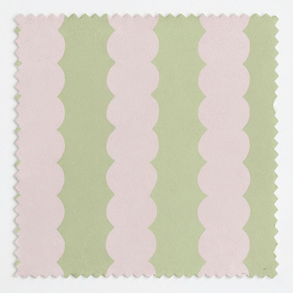 Juliet's Garden Pistachio and Bubble Stripe - Fabric - Lemon Park