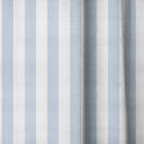 Juliet's Garden Robin Blue Stripe - Drapery